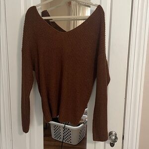 Dainty Hooligan Brown Sweater